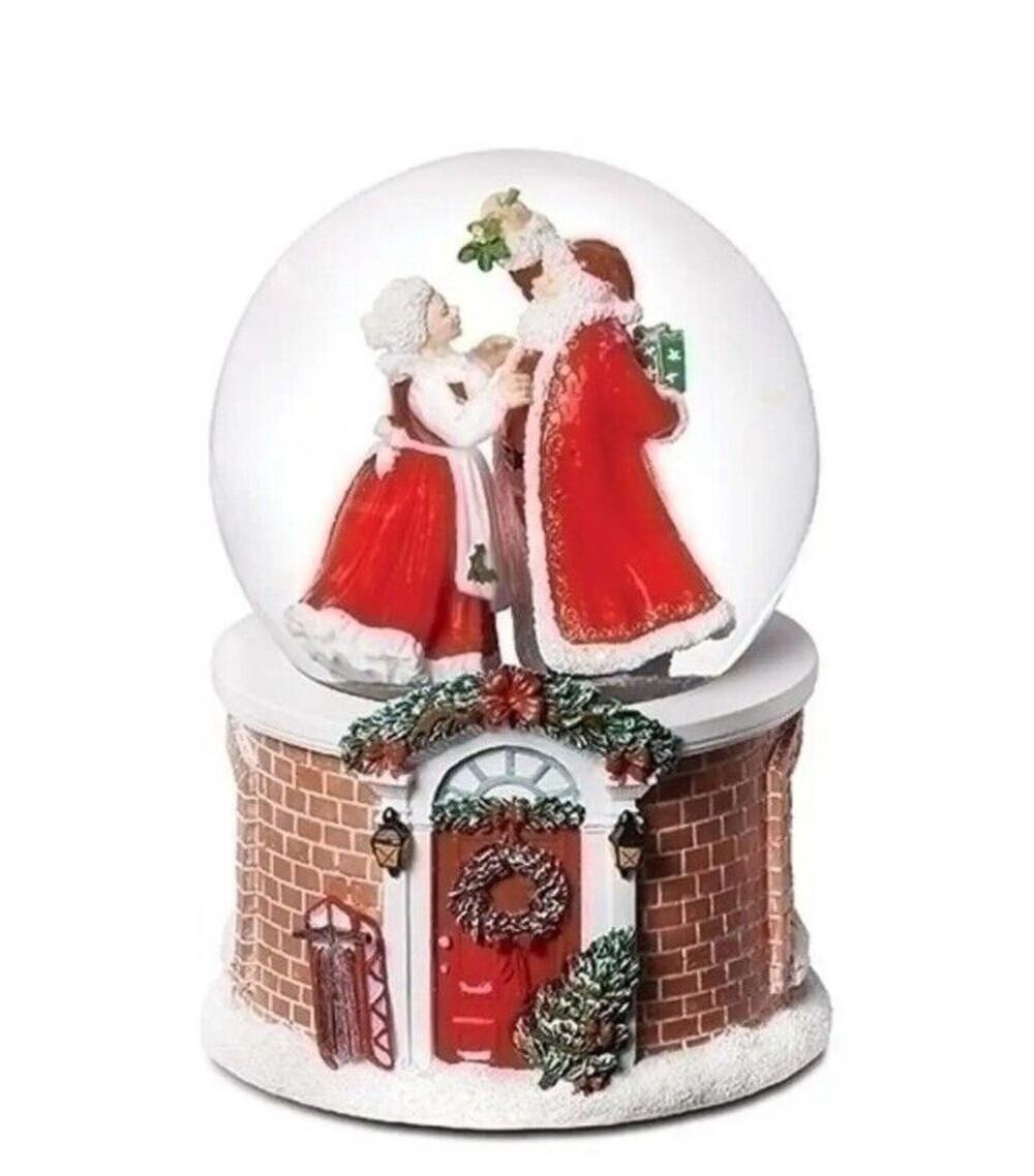 Roman Musical Santa & Mrs Claus Dome Brand New In Box #136497 Dillard's 2022
